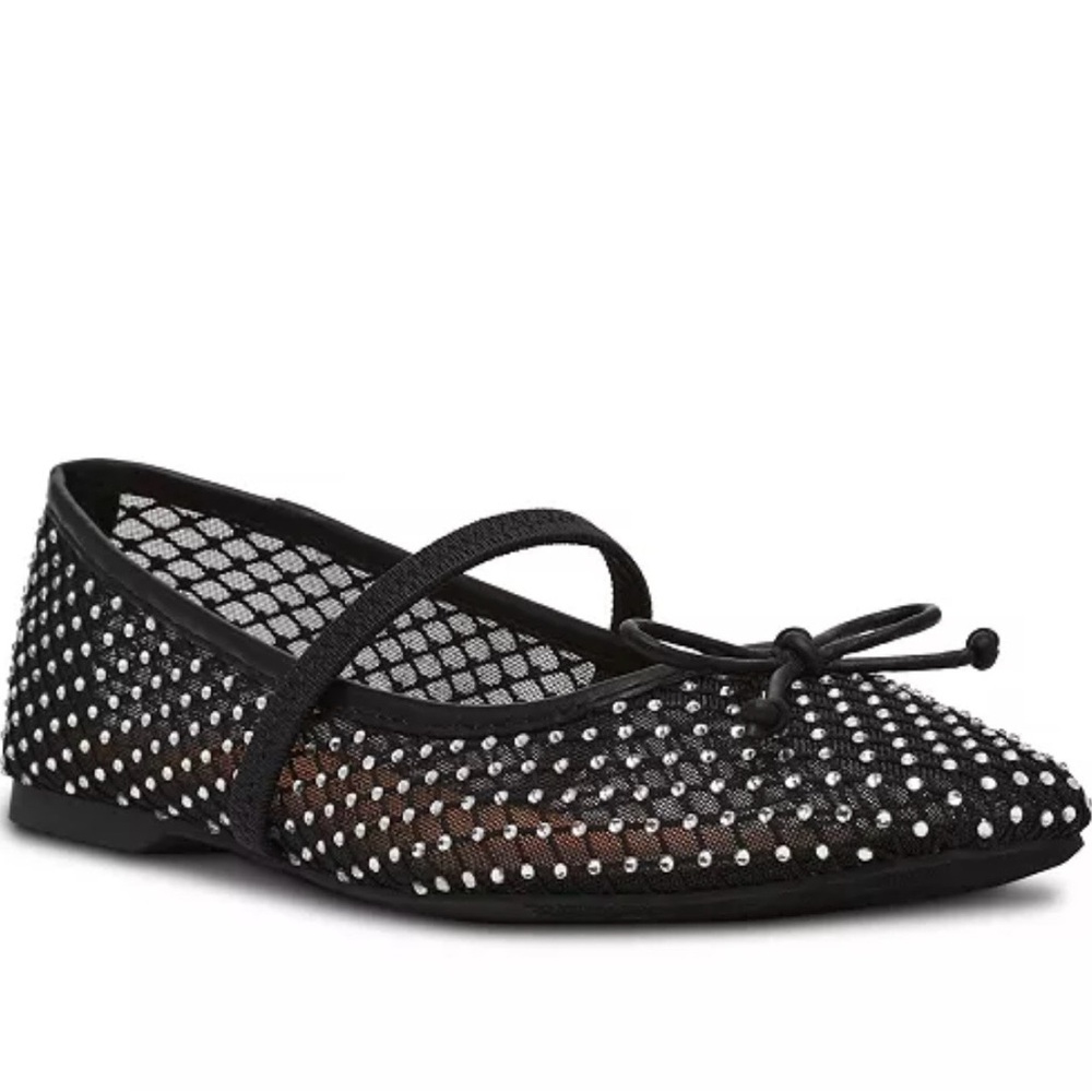DV Dolce Vita  Maleeya Rhinestone Mesh Bow Ballet Flats